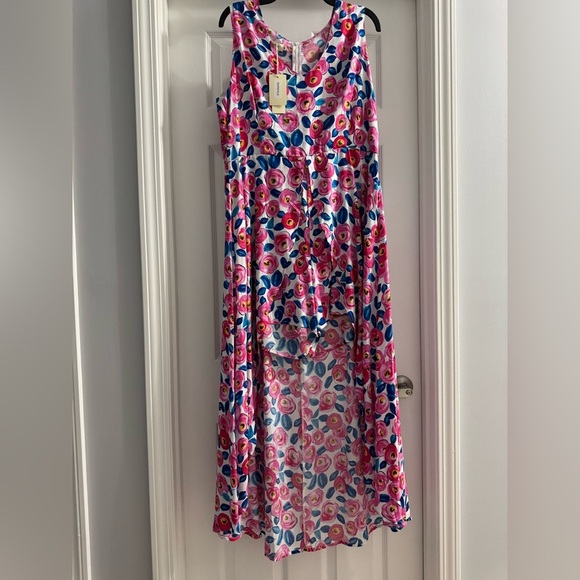 Kormei NWT Floral Maxi / Shorts Jumpsuit - Picture 1 of 16